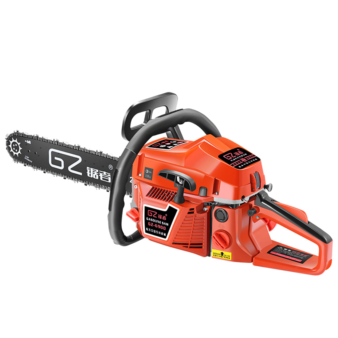 Chainsaw Cutting Wood Gas Chain Saw Aluminum Gasoline Gas Chainsaw 2 Stroke Engine