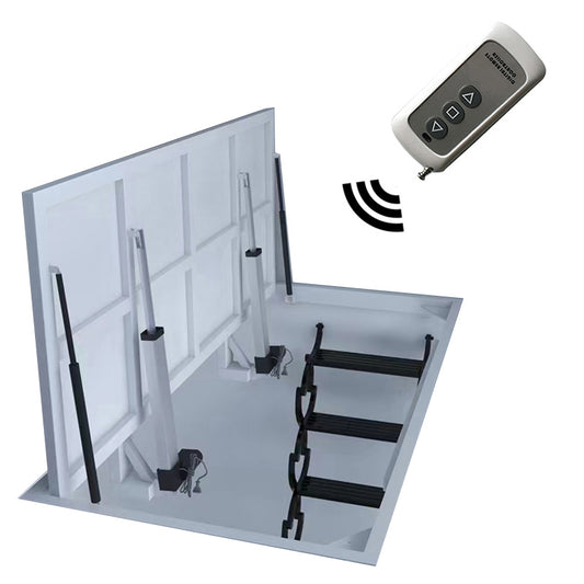 Electric door basement hidden door secret room door wireless remote control ceiling hatch