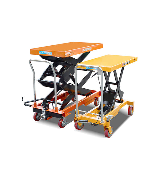 Electric Lift Truck Mobile Hydraulic Transport Platform Scissor Hinge Lifting Structure