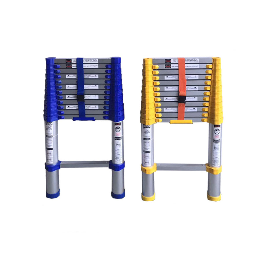 Telescopic Ladder Thickening Extension Ladder Multi-Function Portable Folding Ladder Aluminum 6.56ft-25ft