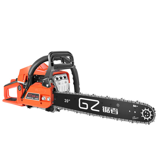 Chainsaw Cutting Wood Gas Chain Saw Aluminum Gasoline Gas Chainsaw 2 Stroke Engine