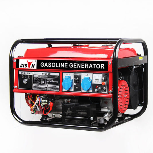 Generador de gasolina 110V generador silencioso 3KW equipo de generación de energía portátil para acampar al aire libre 