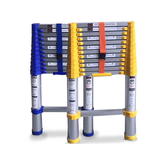 Telescopic Ladder Thickening Extension Ladder Multi-Function Portable Folding Ladder Aluminum 6.56ft-25ft