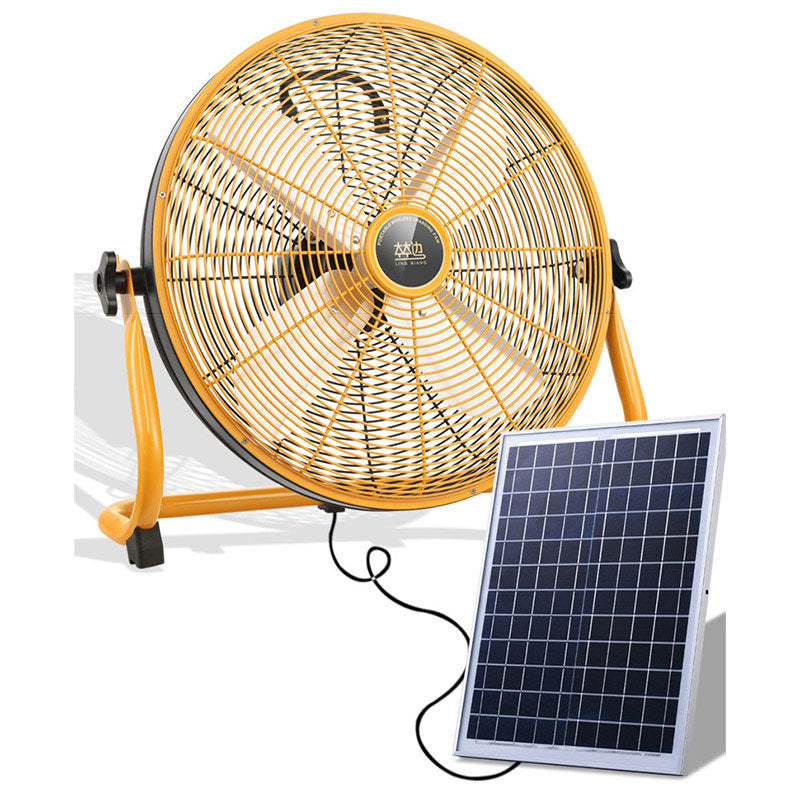 Fan Solar Wireless Charging Fan Outdoor Vacation, RV Travel Mehrzweck-Sitzventilator