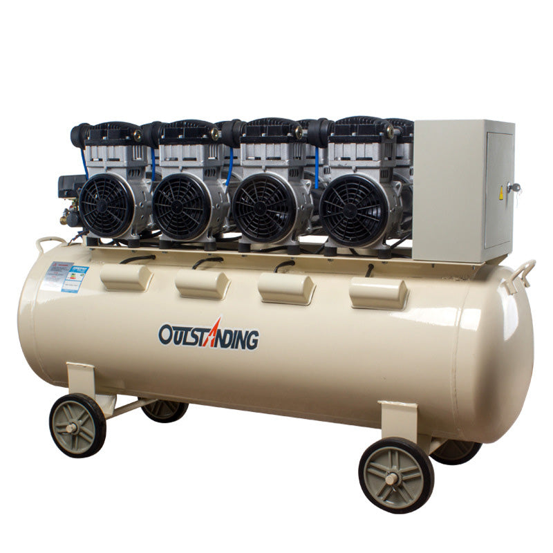 Air Compressor Ultra Quiet & Oil-Free 4-8hp Electric Air Compressor 50L-160L Steel Air Tank