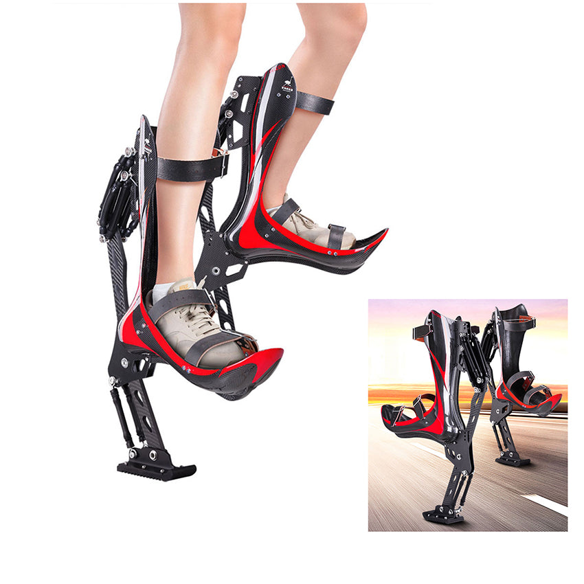 Bouncing Shoes Men Jumping Stilts Men Women Fitness Exercise Carbon Fiber Sports Running Equipment