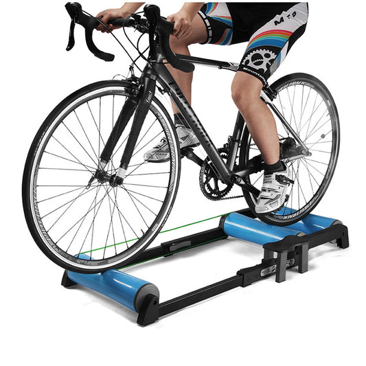 Soporte de entrenador de bicicleta Plataforma de equitación de rodillos de bicicleta Plataforma de entrenamiento interior para equipos de fitness